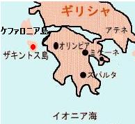 Zakynthos　map