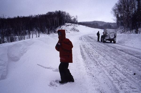 ロシア　サハリン島（樺太）　雪国