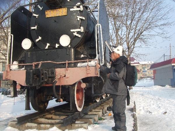 ロシア　サハリン島（樺太）　汽車