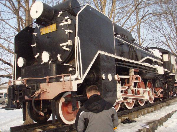 ロシア　サハリン島（樺太）　汽車