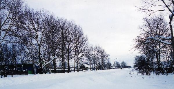 ロシア　サハリン島（樺太）　雪国